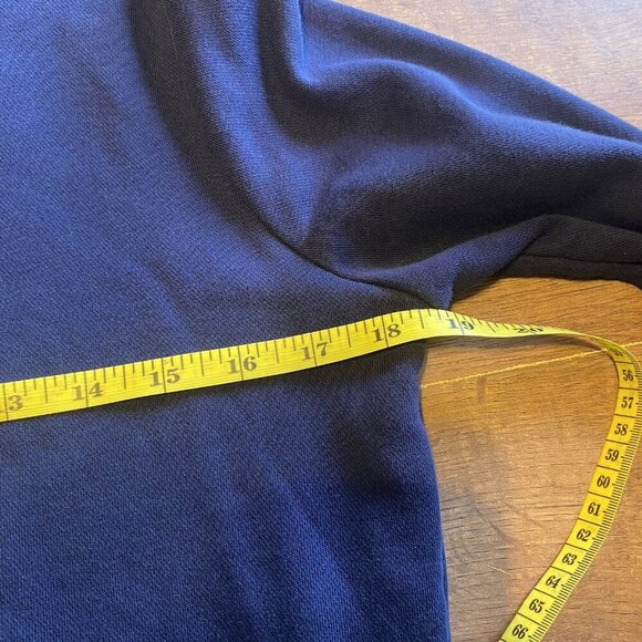 English Factory Womens Navy Blue Long Sleeve Pullover Sweater Size XS - Picture 3 of 4